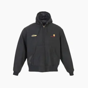 Active Hooded Jacket - Washed Black