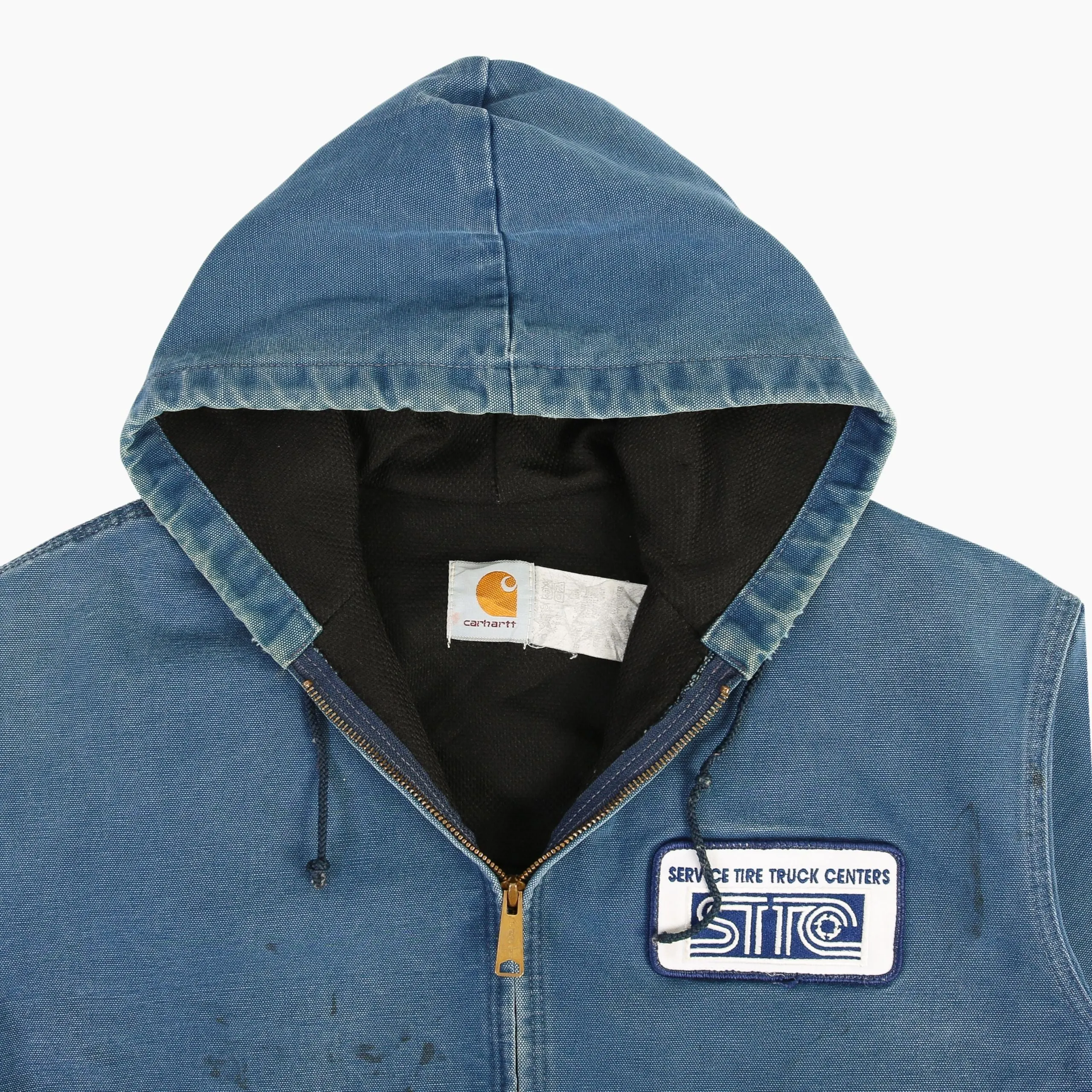 Active Hooded Jacket - Washed Blue