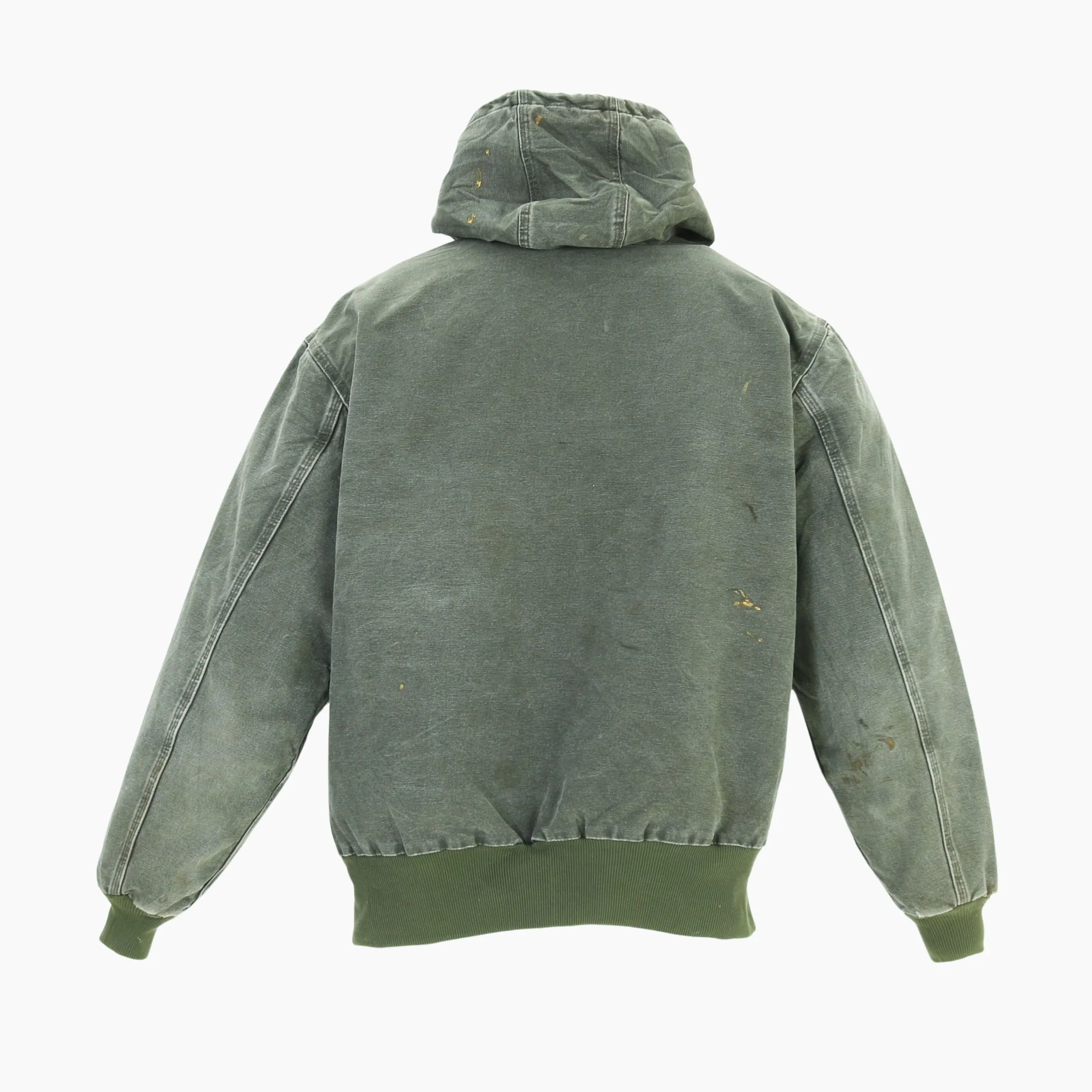 Active Hooded Jacket - Washed Green