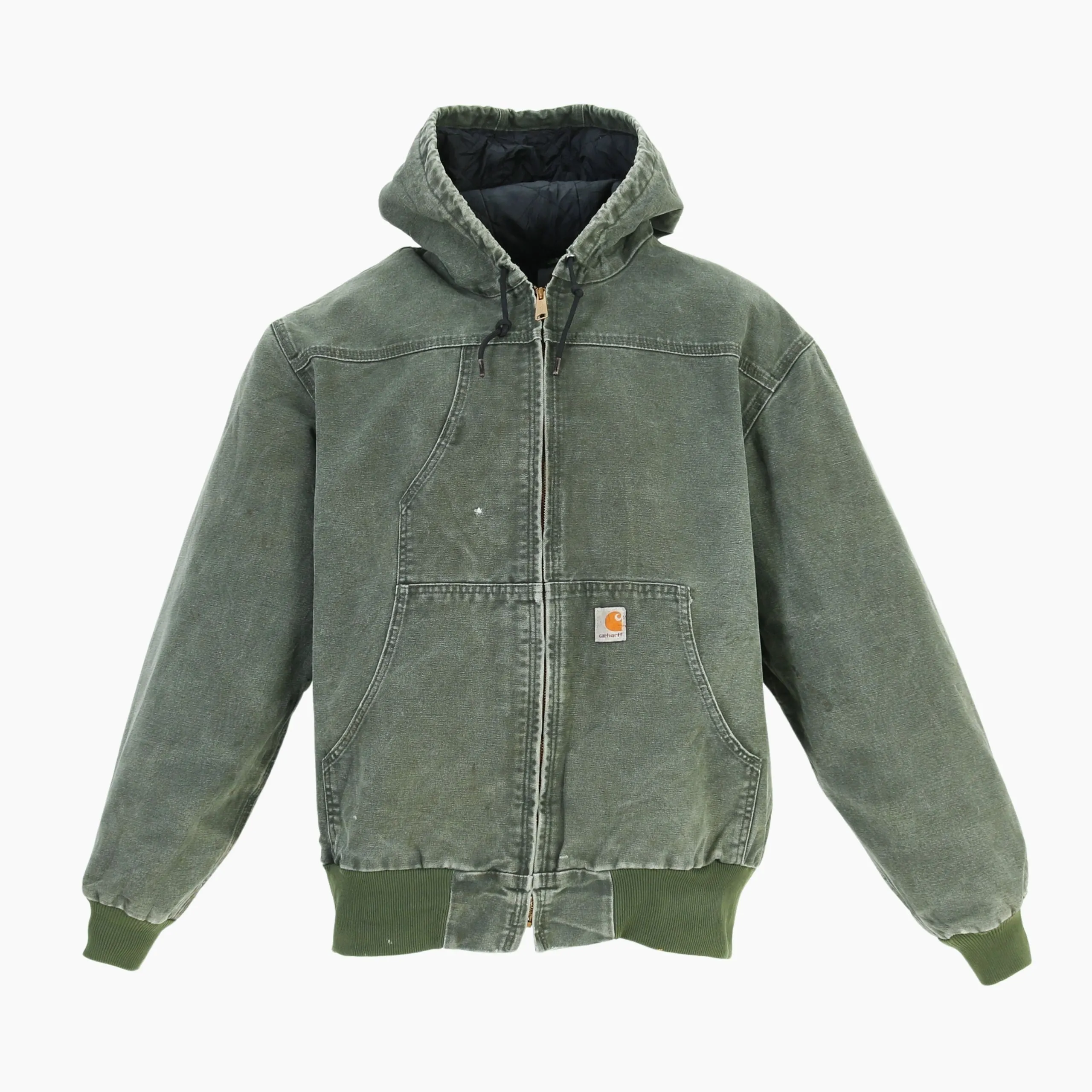 Active Hooded Jacket - Washed Green