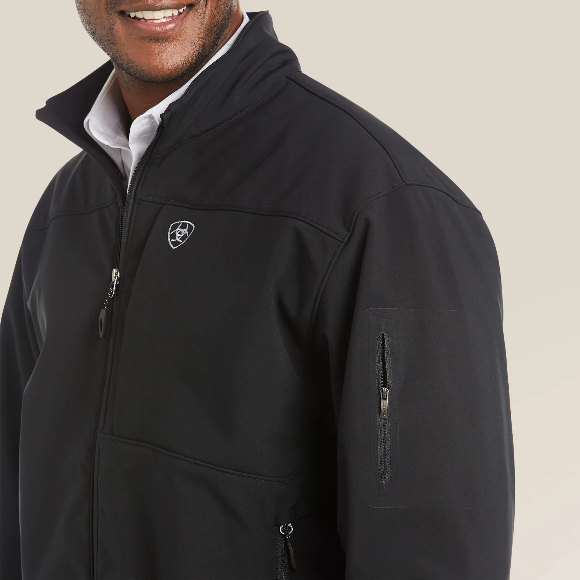 Ariat Mens Vernon Softshell Jacket Black