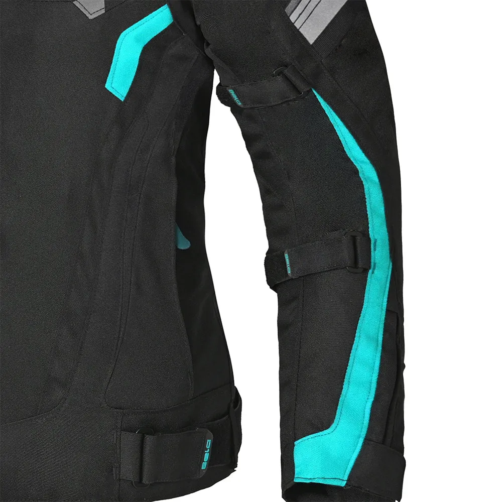 BELA - Highland Lady Motorcycle Jacket - Black Turquoise