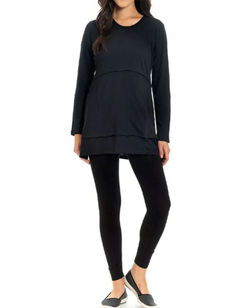 Black Organic Cotton Tessa Tunic