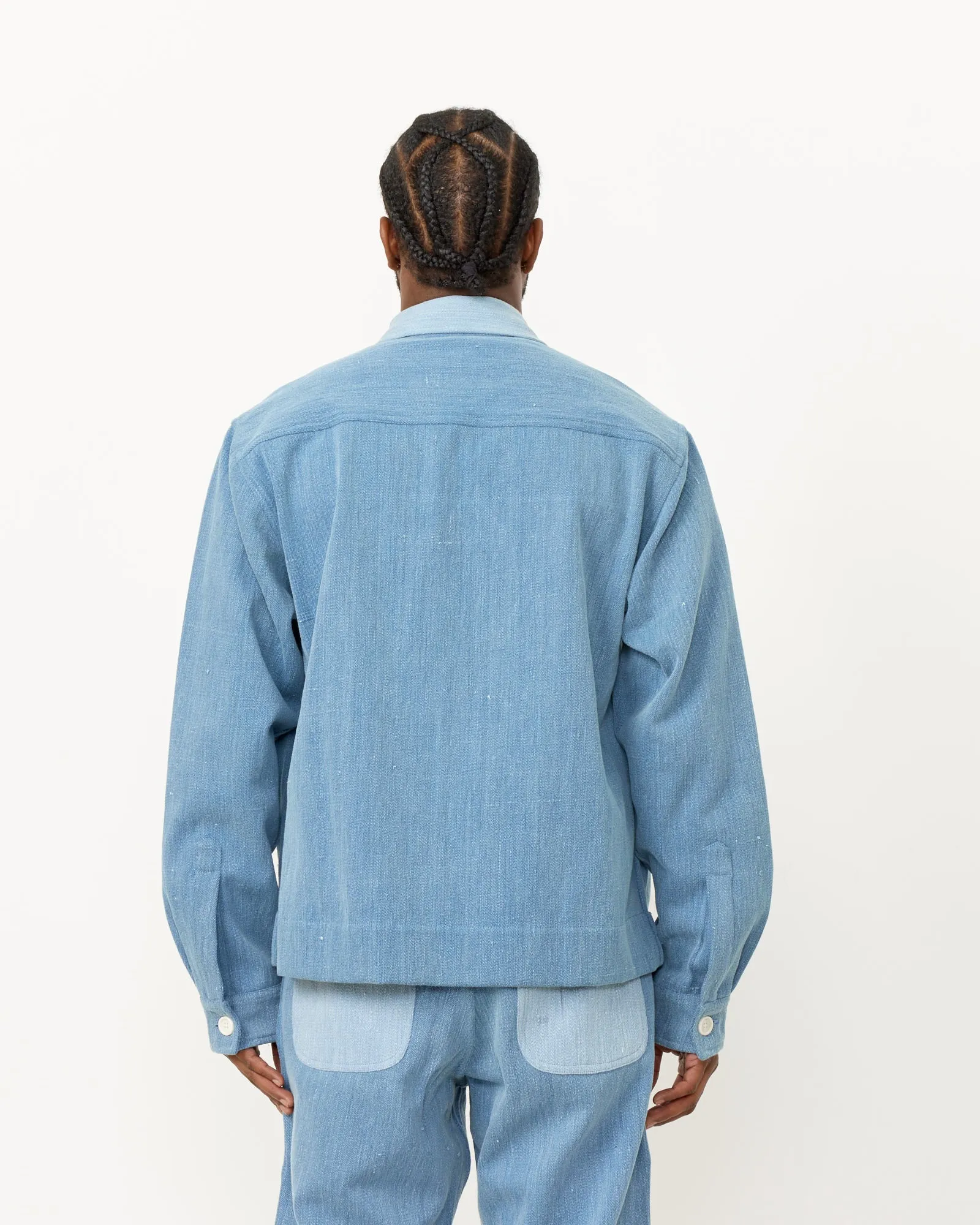 Bodhi Hand Woven Jacket in Indigo