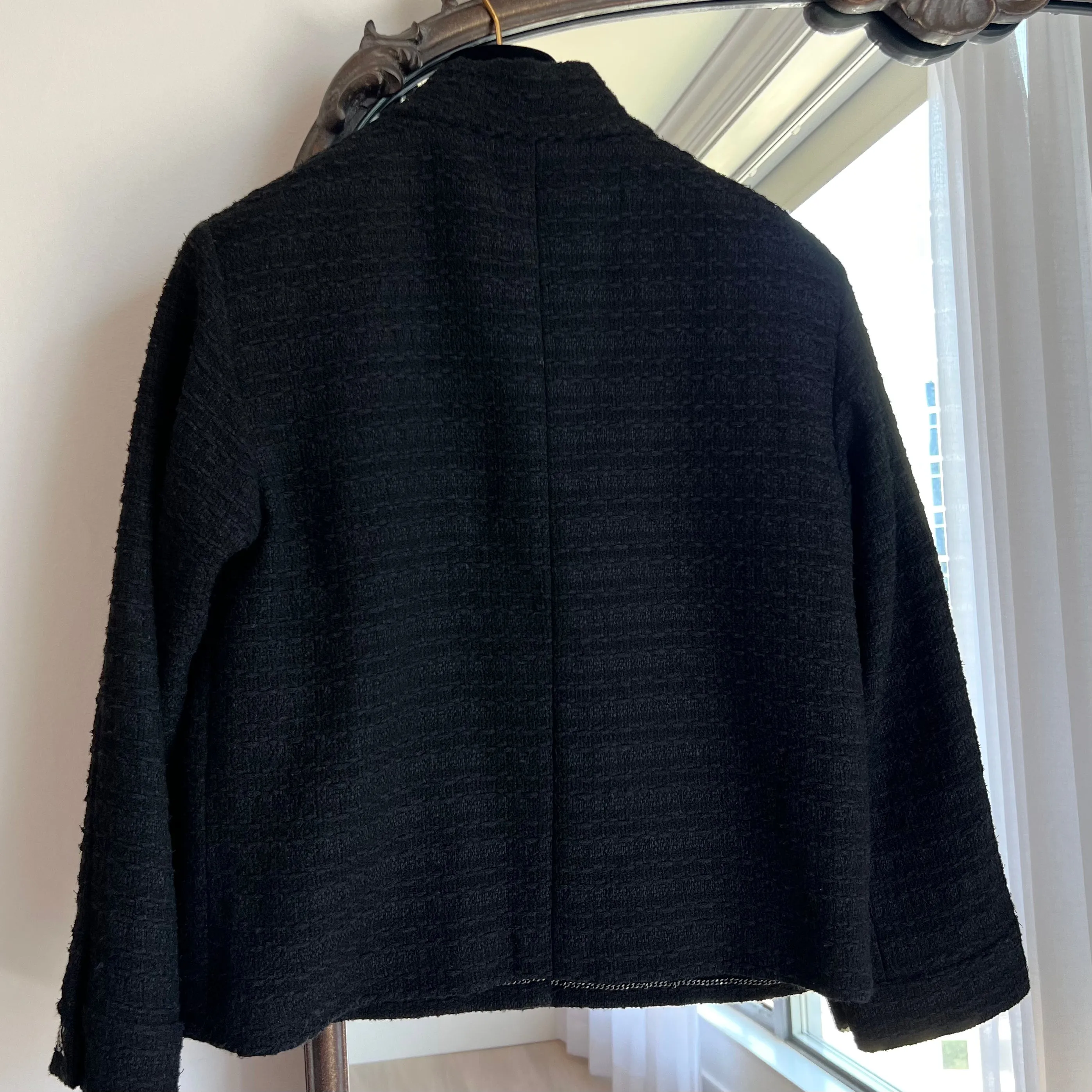 Chanel Black Tweed 21C Jacket