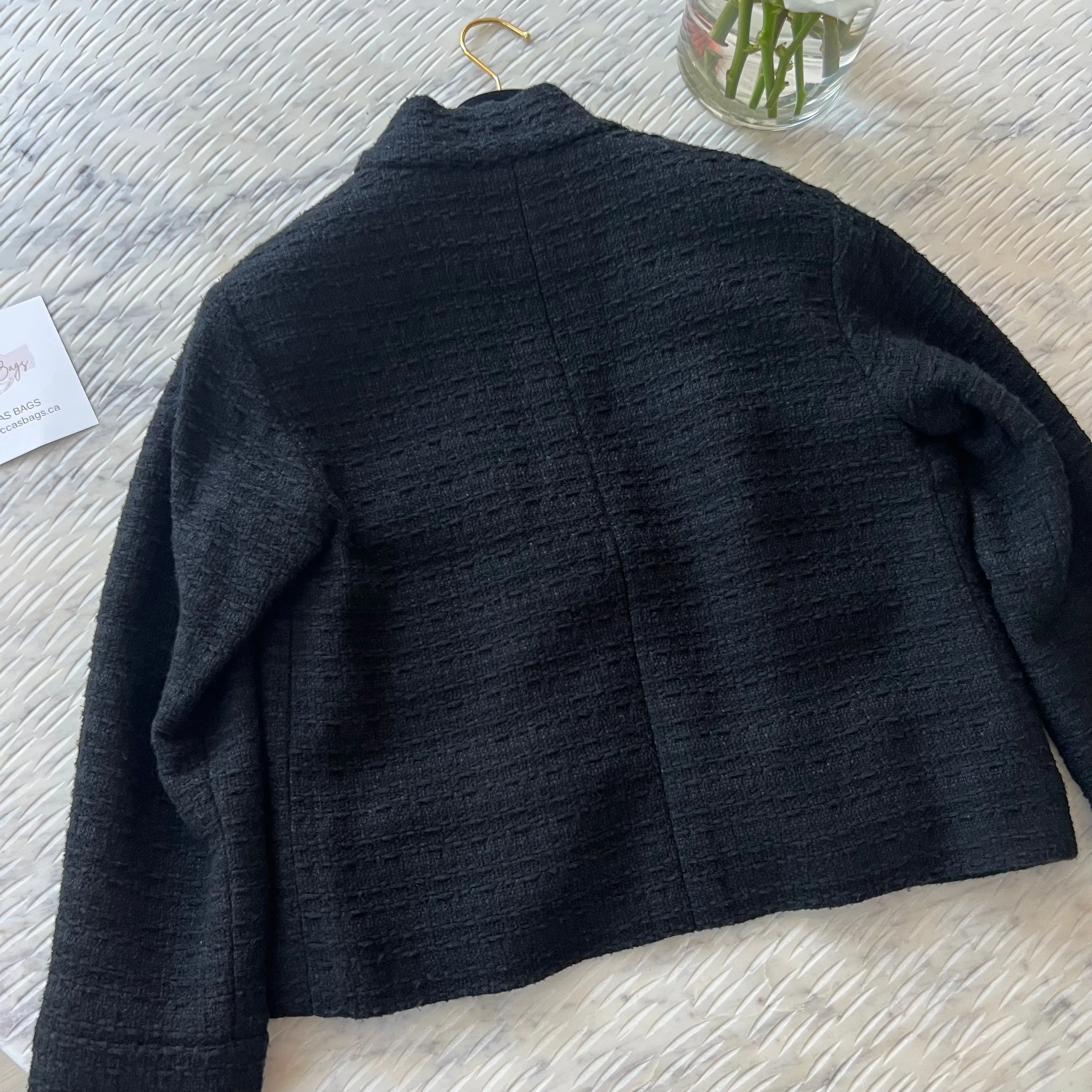 Chanel Black Tweed 21C Jacket