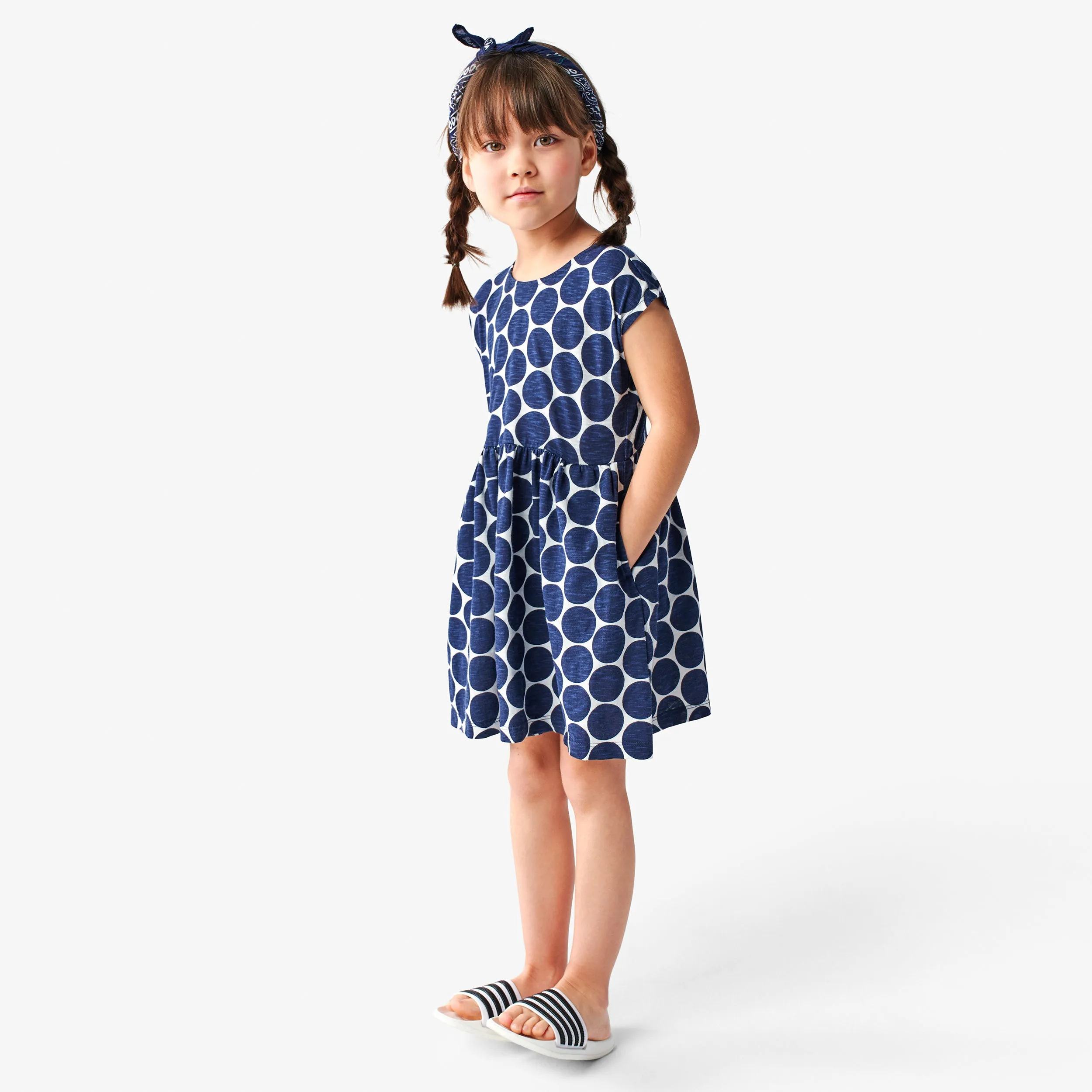 Clearance backyard dress in dot