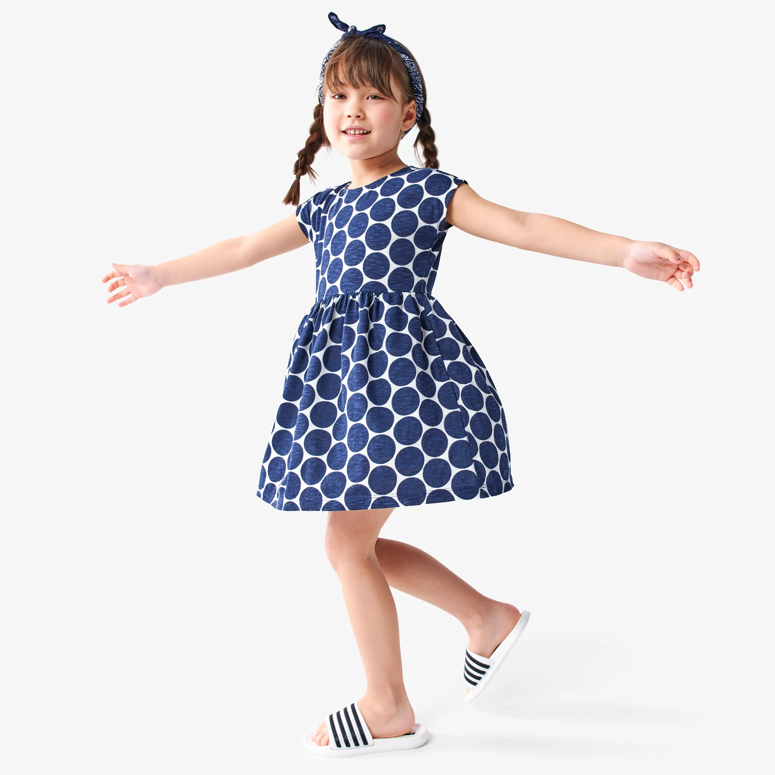 Clearance backyard dress in dot