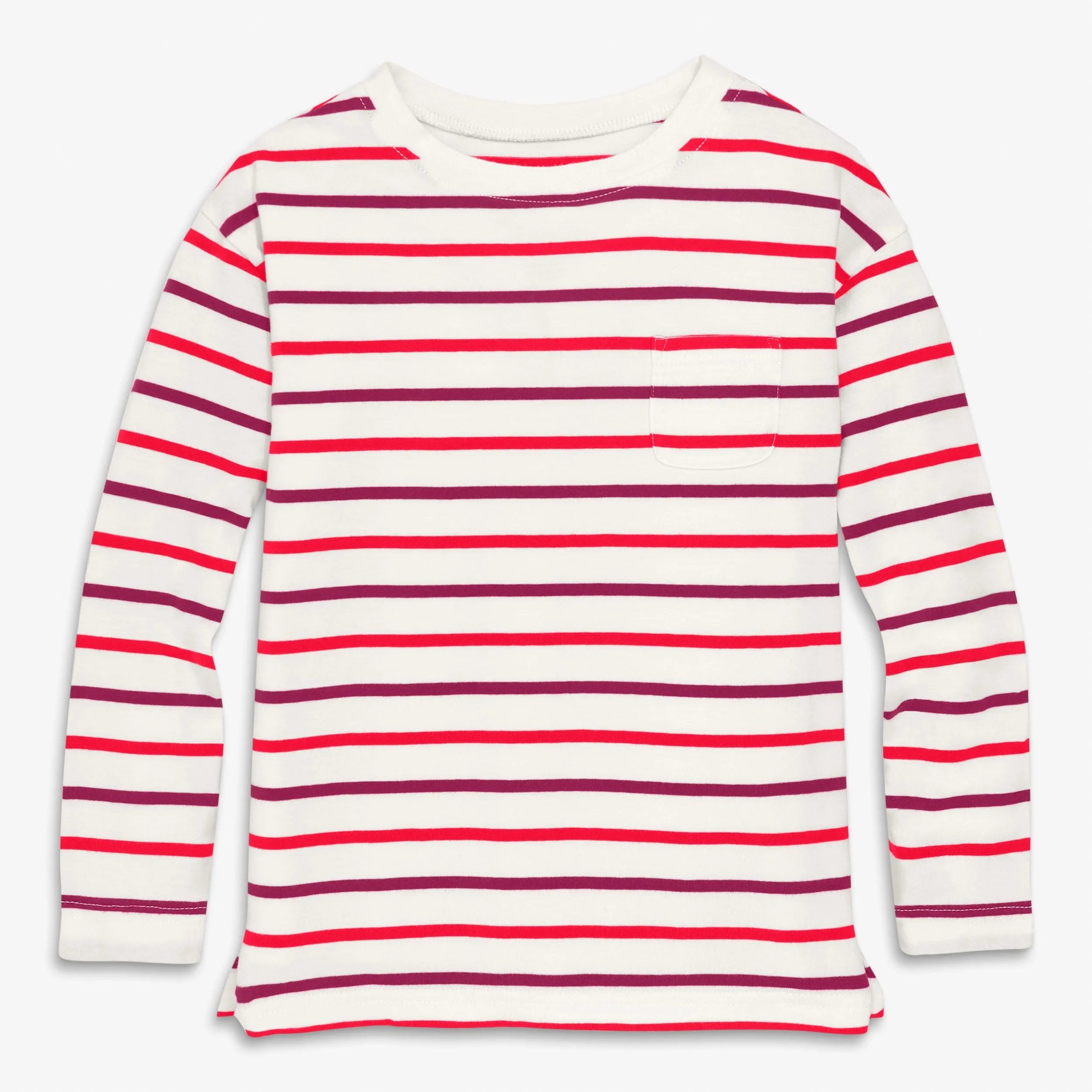 Clearance long sleeve legging tee in stripe