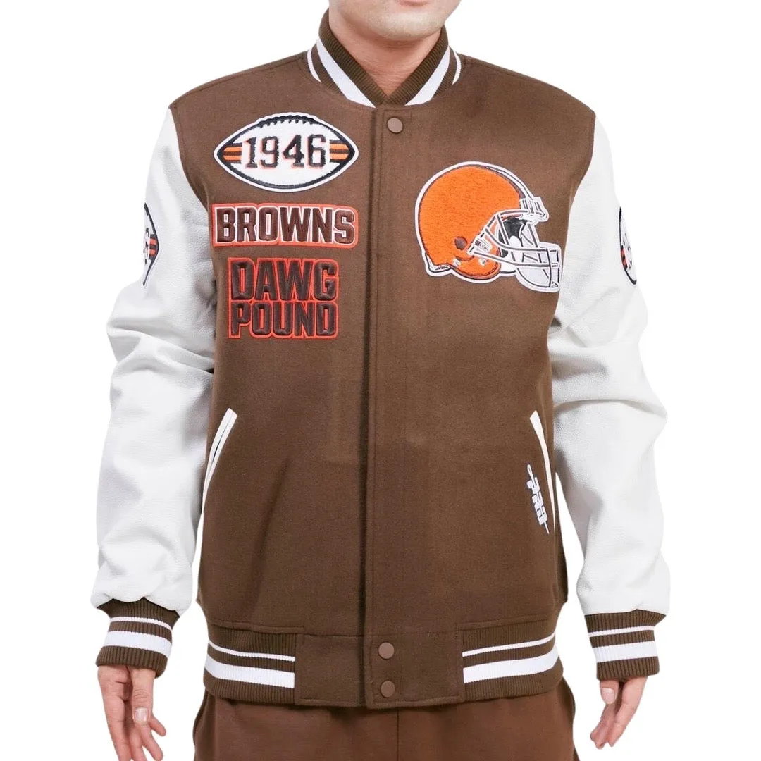 Cleveland Browns Mash Up Varsity Jacket