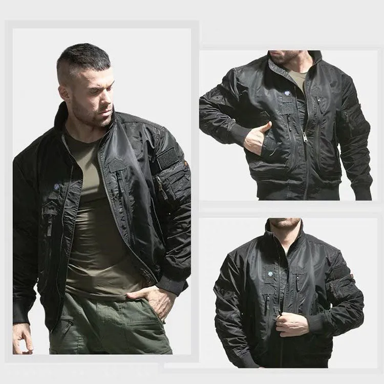 Cool Stand Collar Flight Men's Jacket