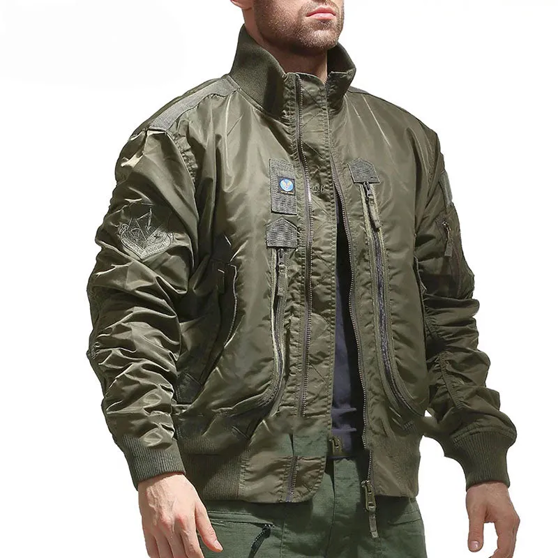 Cool Stand Collar Flight Men's Jacket