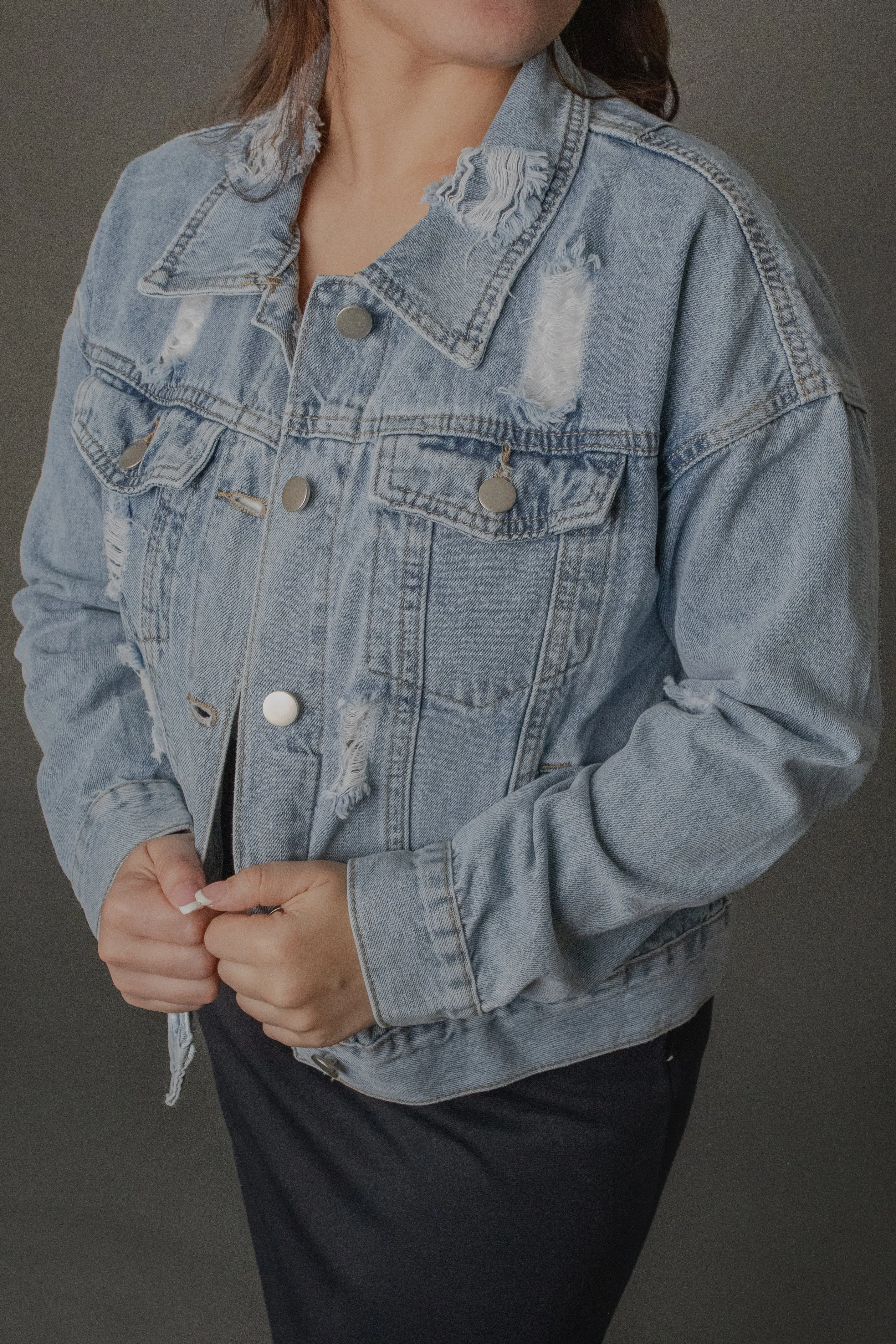 Denim Jacket in Light Wash