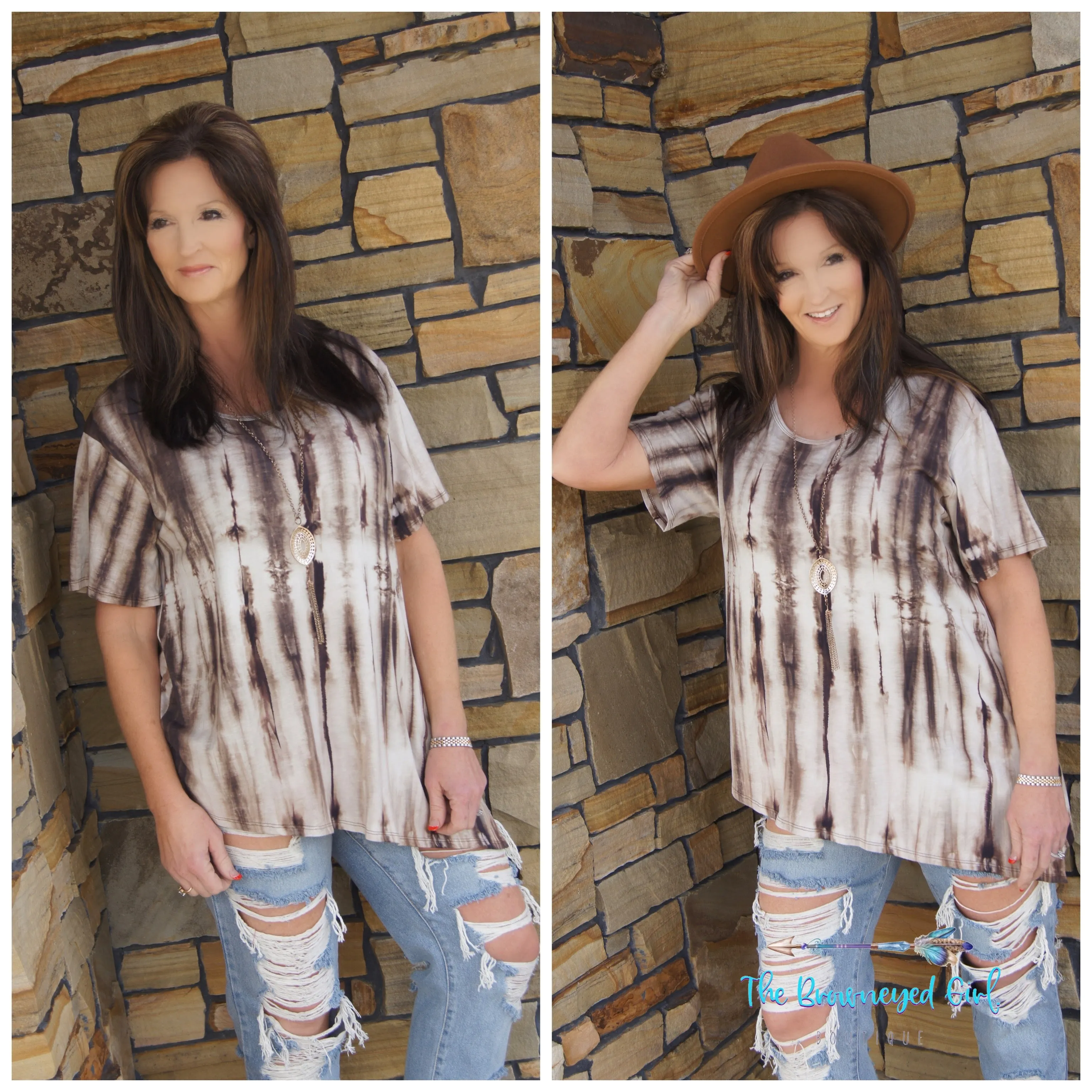 Dippy Hippie Tie-Dye Short Sleeve Top