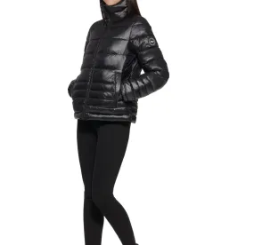 Dkny Sport Women's Packable Puffer Jacket, Black, L