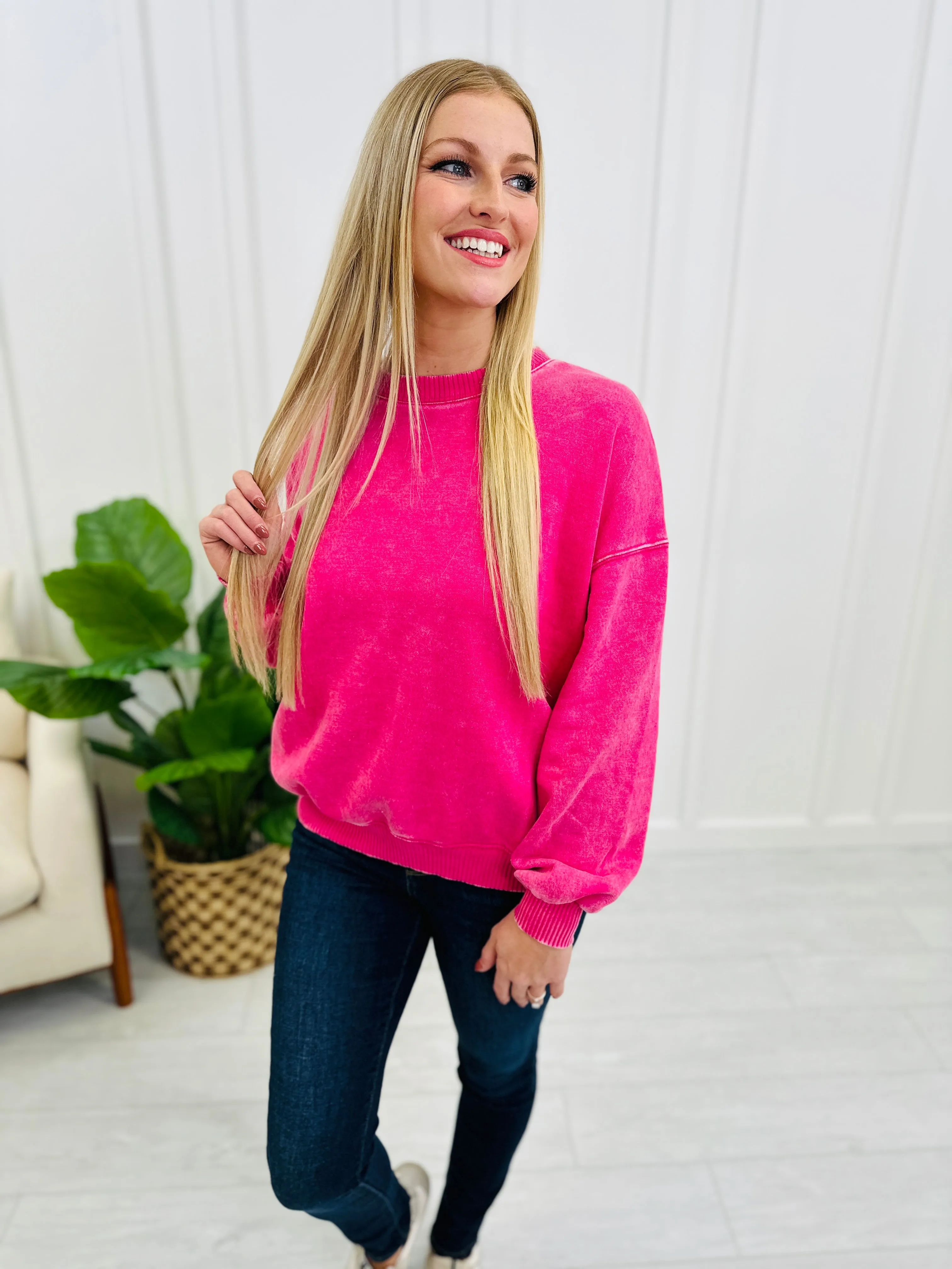 DOORBUSTER! On My Mind Pullover Top- Multiple Colors!