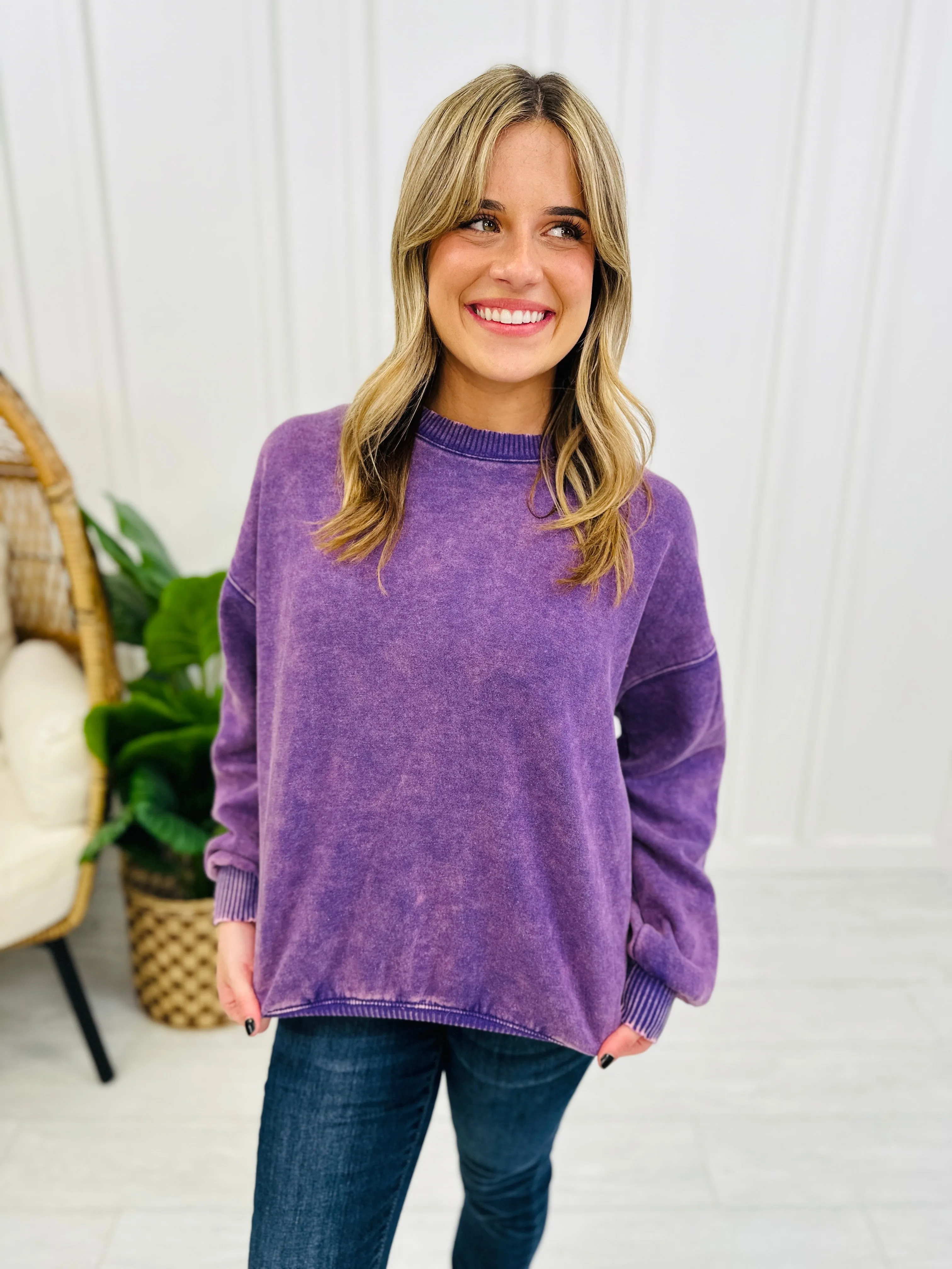 DOORBUSTER! On My Mind Pullover Top- Multiple Colors!