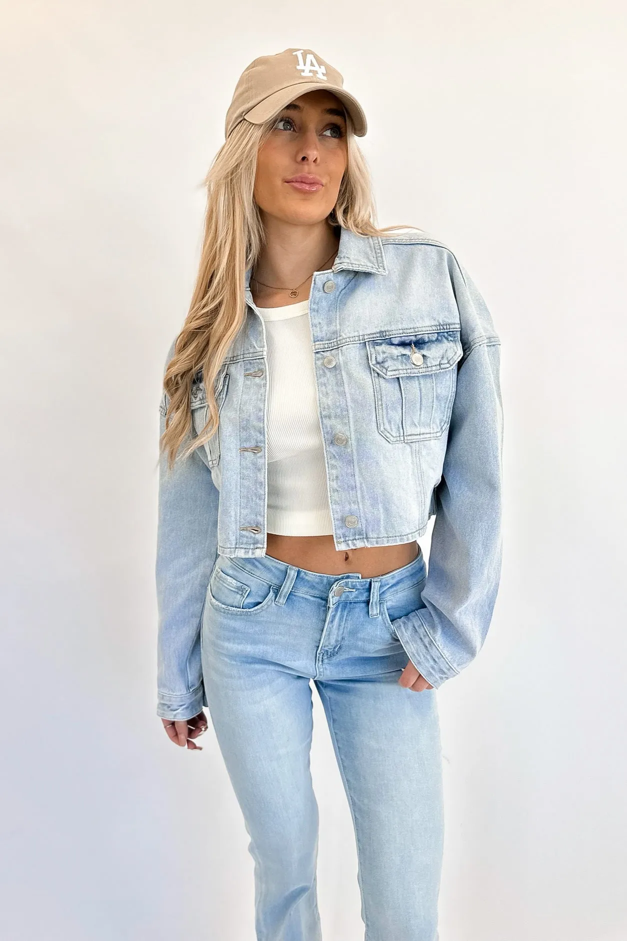 Fort Worth Crop Denim Jacket