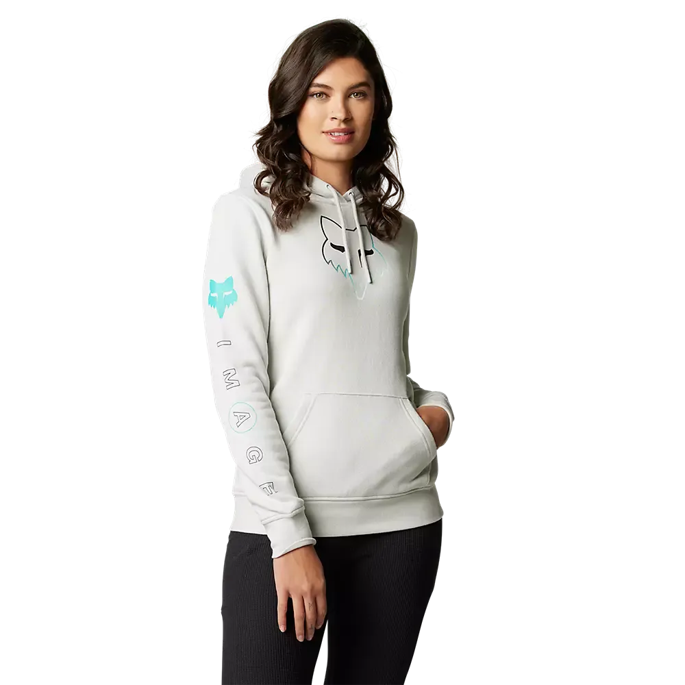 Fox Women's Detonate Pullover Hoody Light Grey