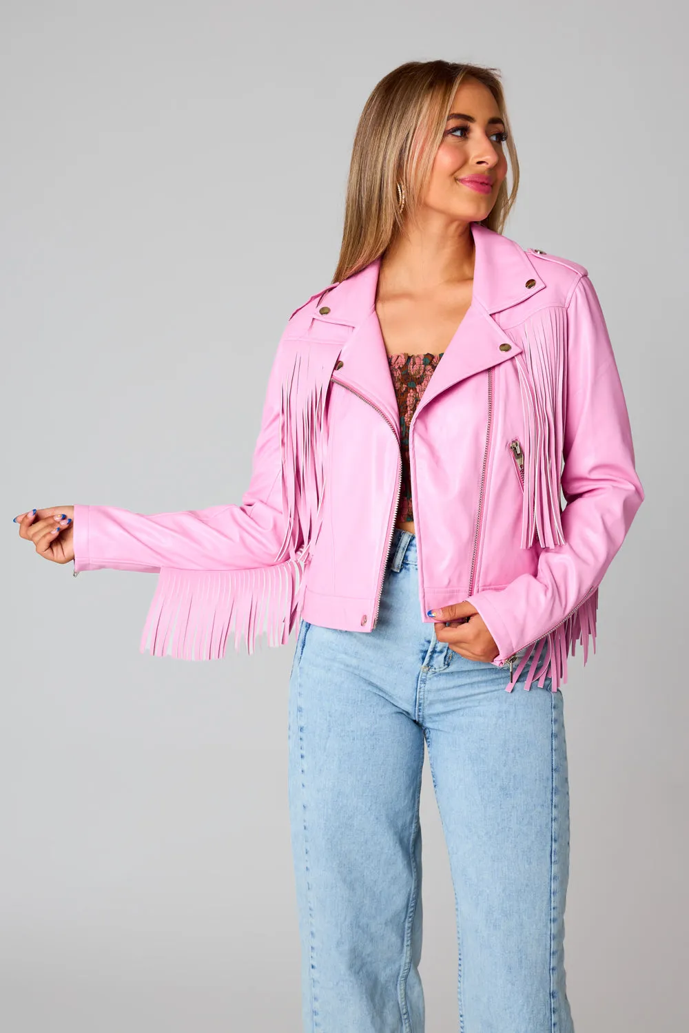 Francesca Fringe Jacket