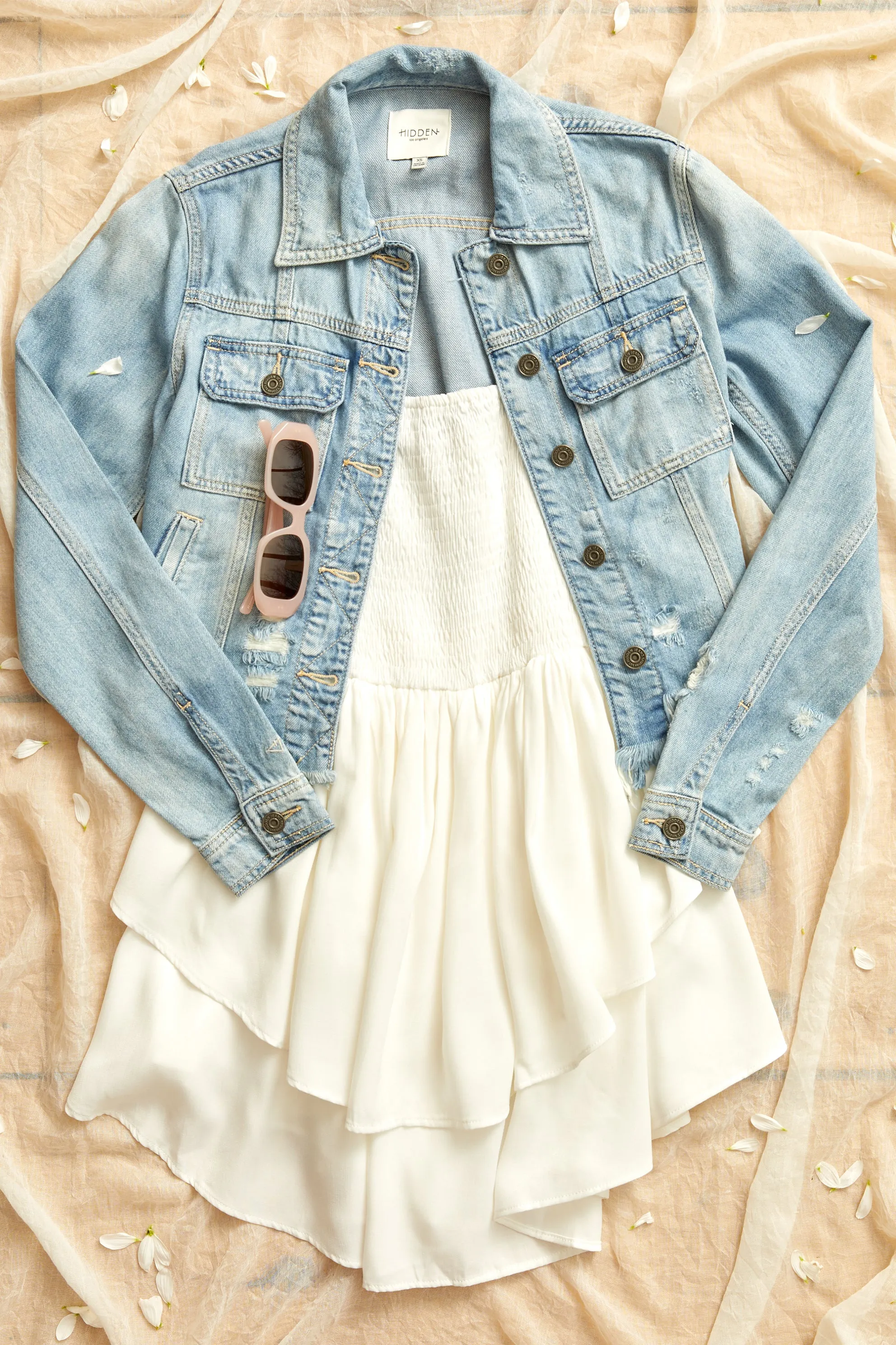 Frayed Denim Jacket