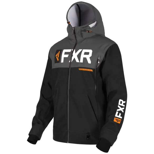 FXR Helium Ride Softshell Jacket Black Orange