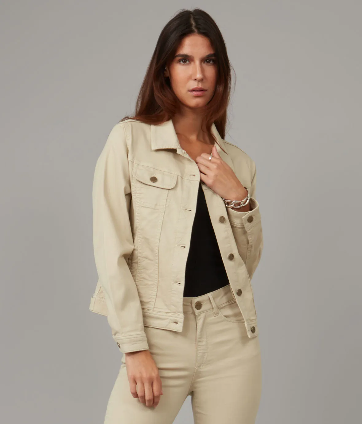 GABRIELLA-SAND Classic Denim Jacket