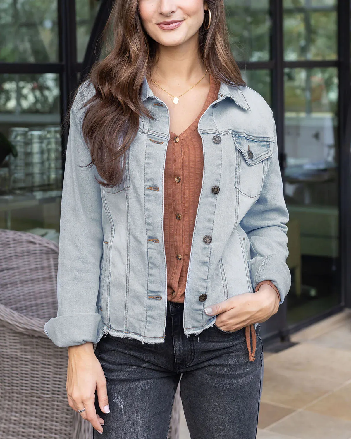 Grace & Lace | Soft Wash Denim Jacket*