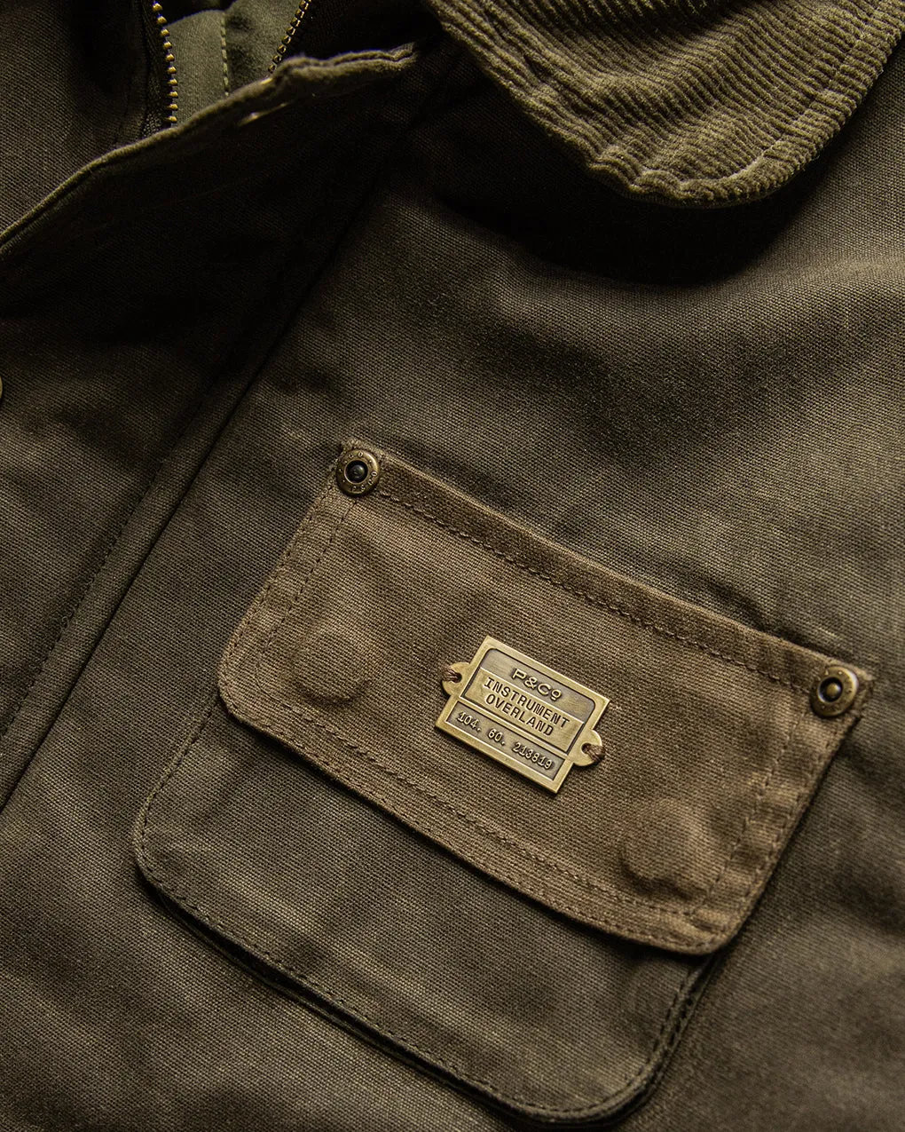 Olive Overland Drivers Jacket - Functional and Stylish