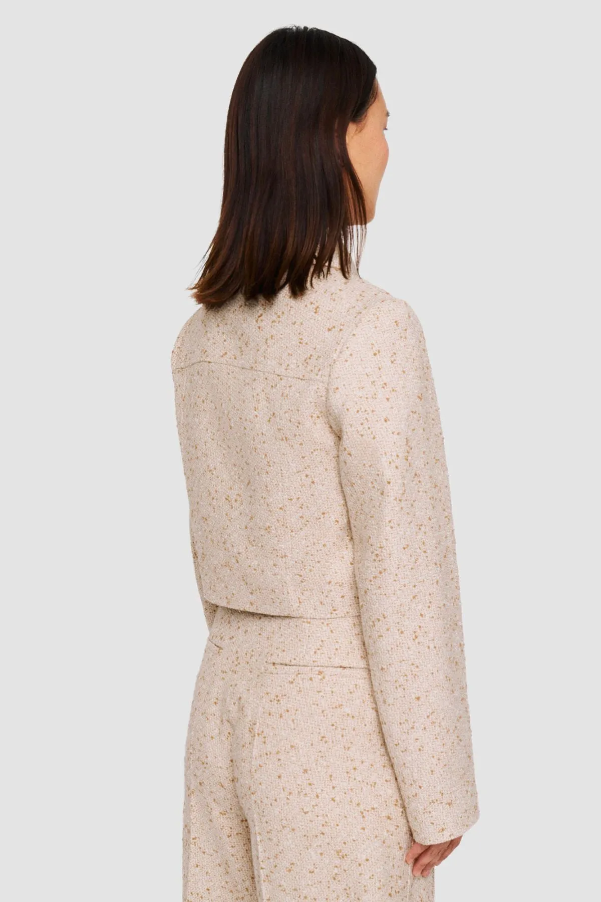 Joseph Josset Tweed Jacket - Ivory/ Clay