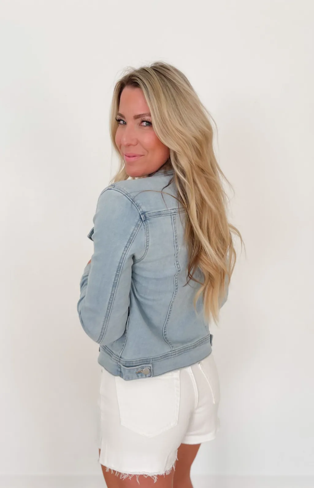 Kimberly Light Wash Denim Jacket