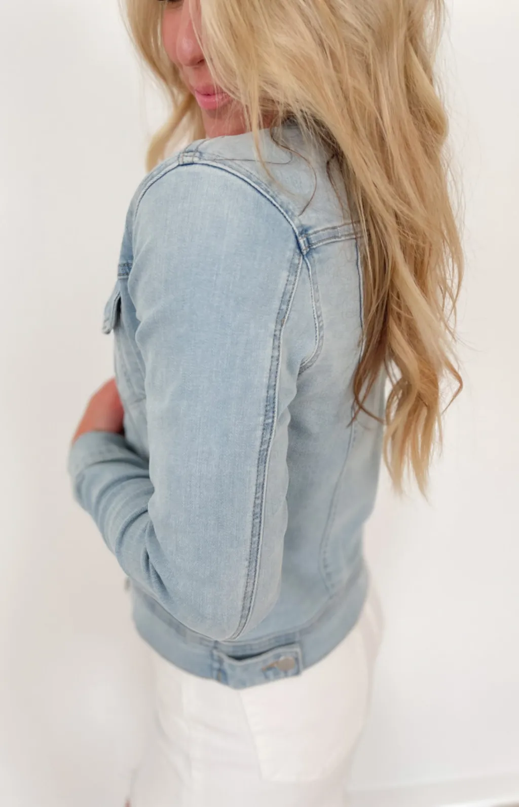 Kimberly Light Wash Denim Jacket