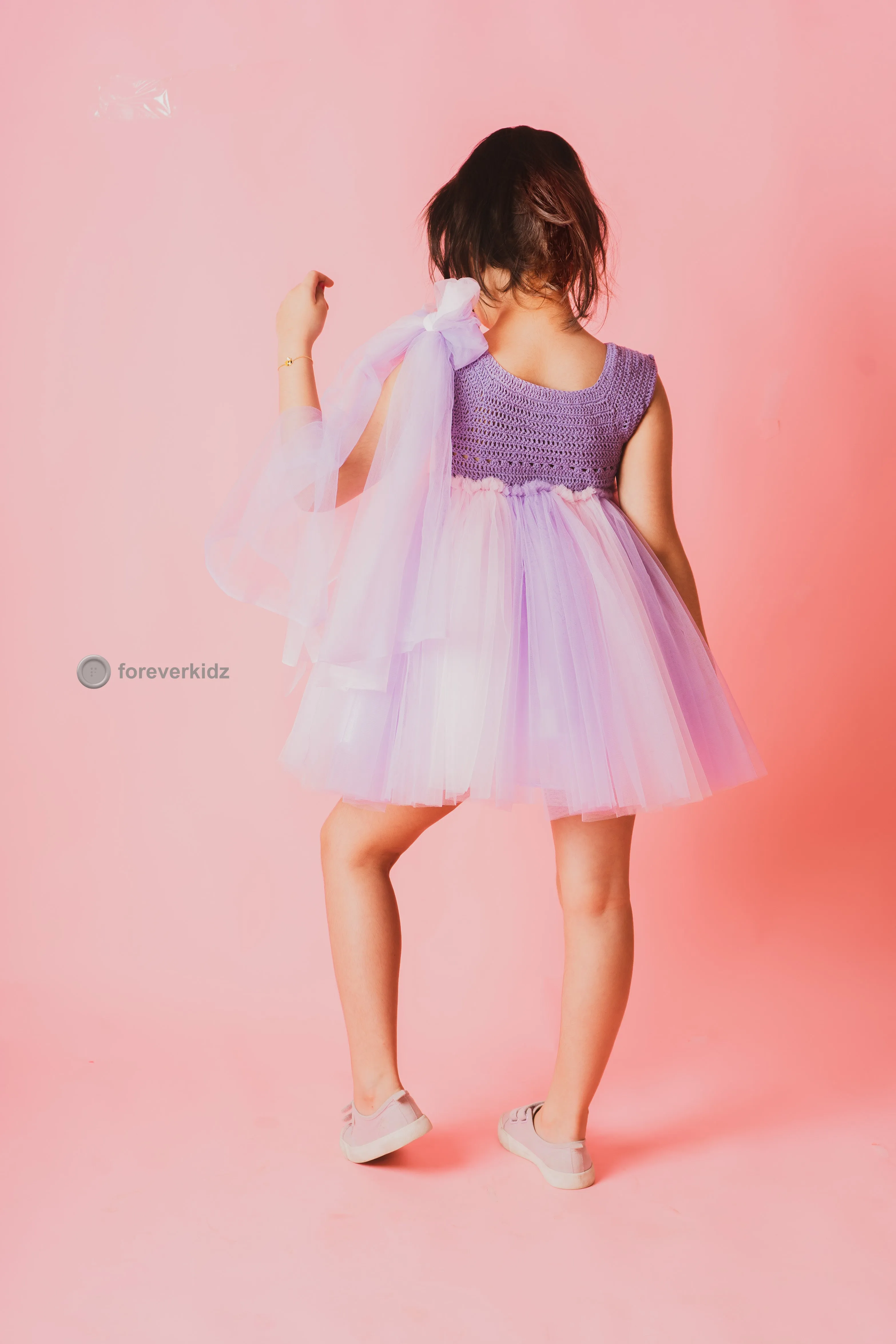 Lavender Crochet Tutu Dress