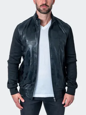 Maceoo Jacket | LEATHER MAP BLACK