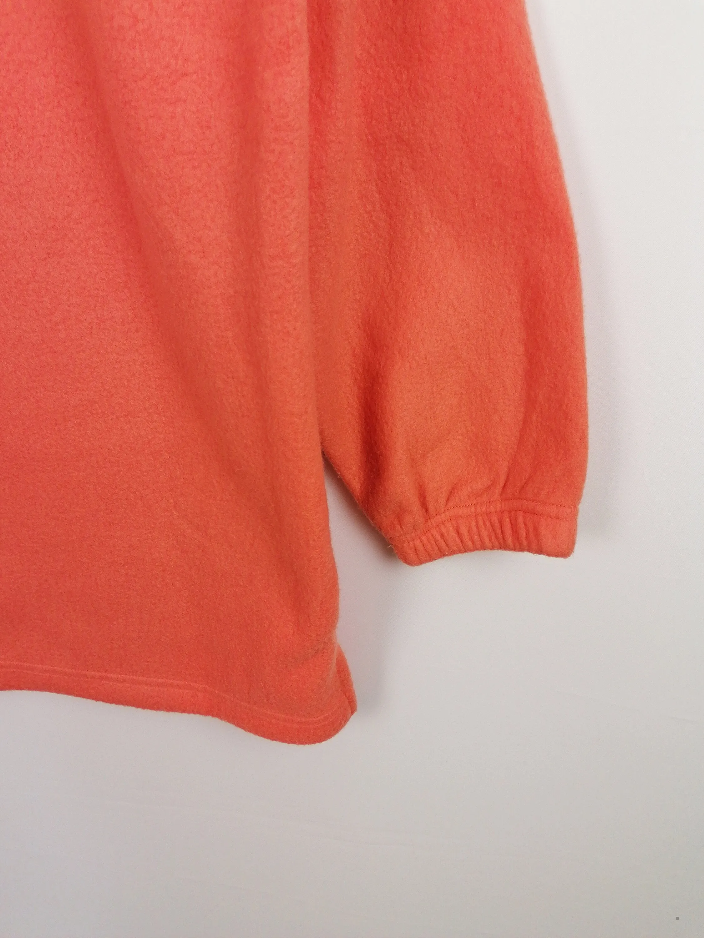 Orange Fleece Thermal Sweater High Neck - size S-M