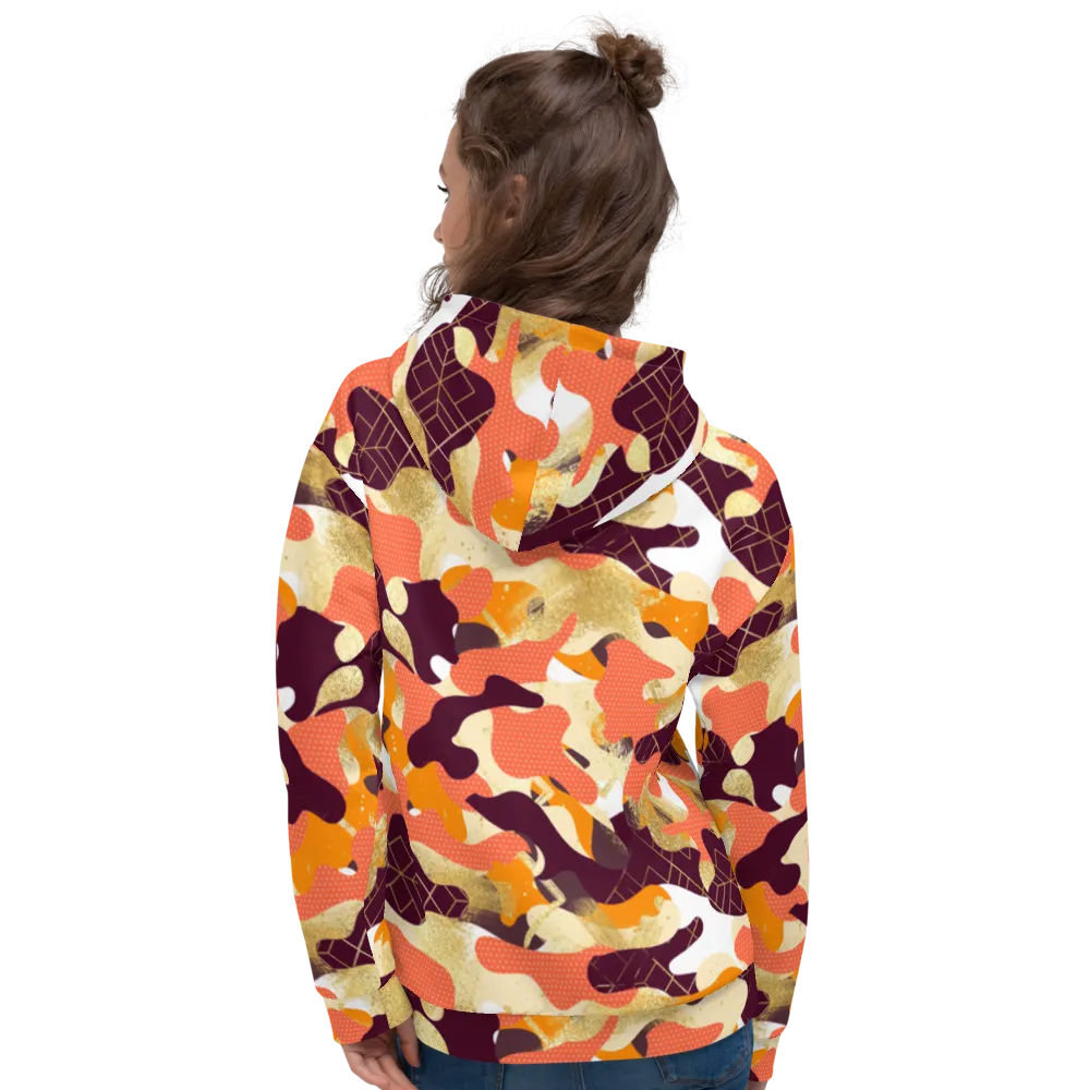 Orangesicle Camo SYLKKE Hoody