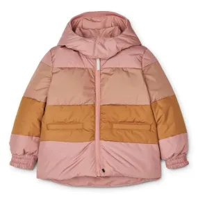 Paloma Puffer Jacket - Dark Rose Multi Mix