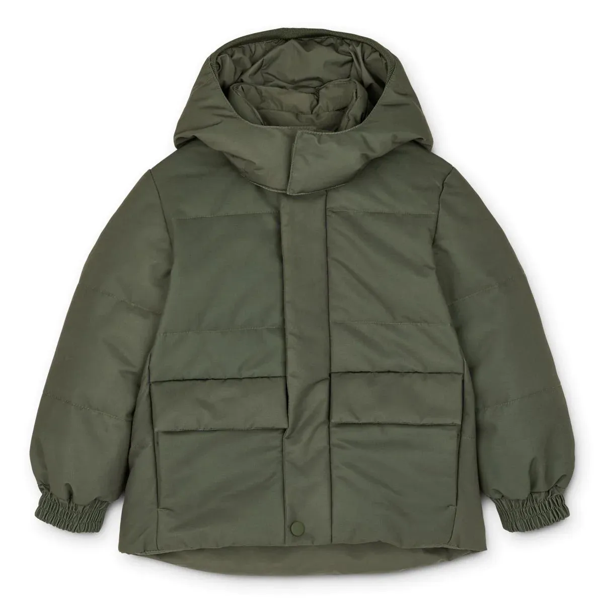 Paloma Puffer Jacket - Hunter Green Multi Mix