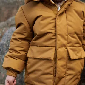 Paloma Puffer Jacket - Reversible Mega Leo / Golden Caramel