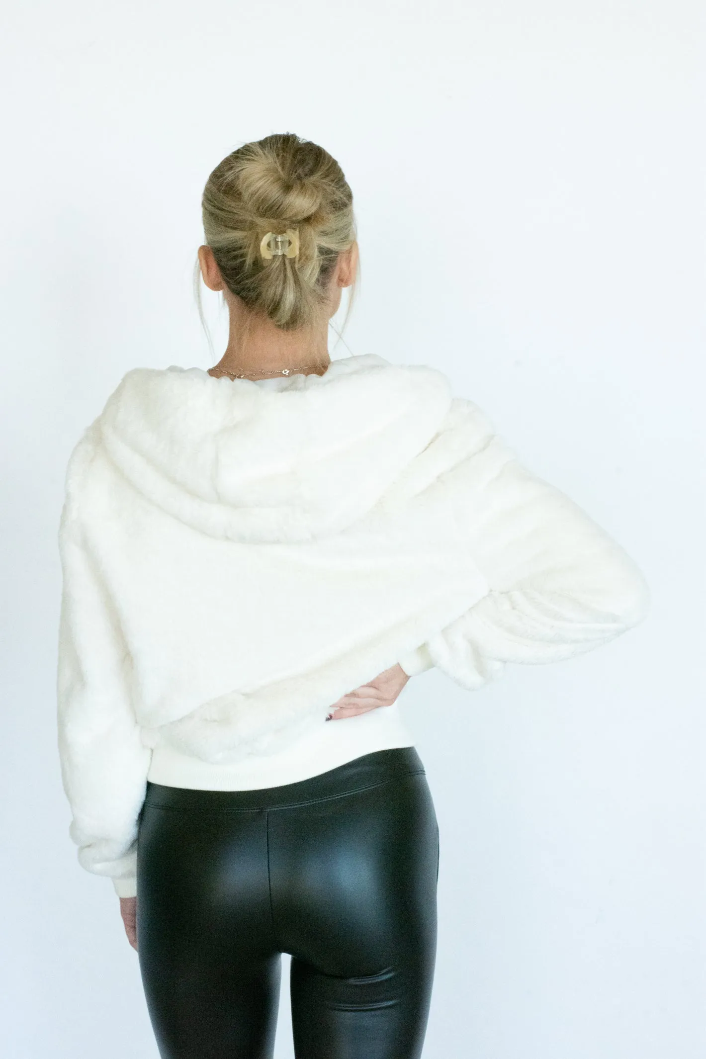 Pass the Cocoa Faux Fur Hooded Jacket - 3 Colors