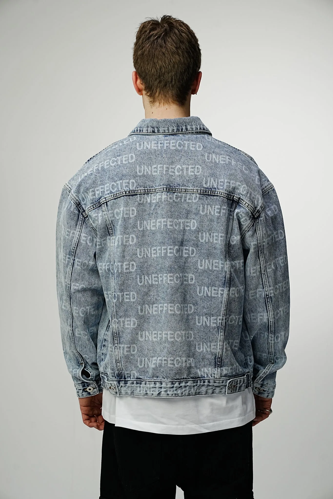 Premium Laser Printed Signature Denim Jacket