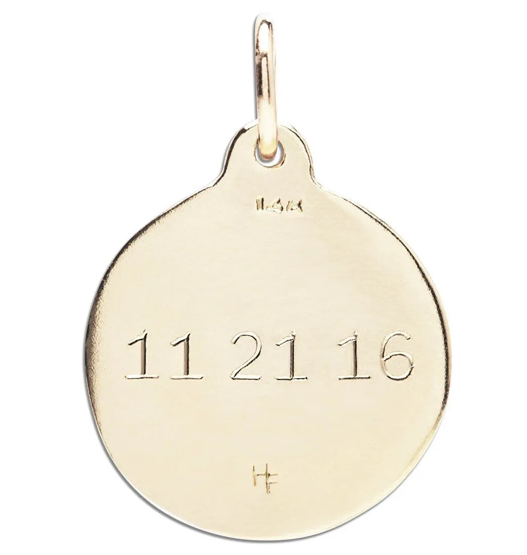 "H" Alphabet Charm With Diamond