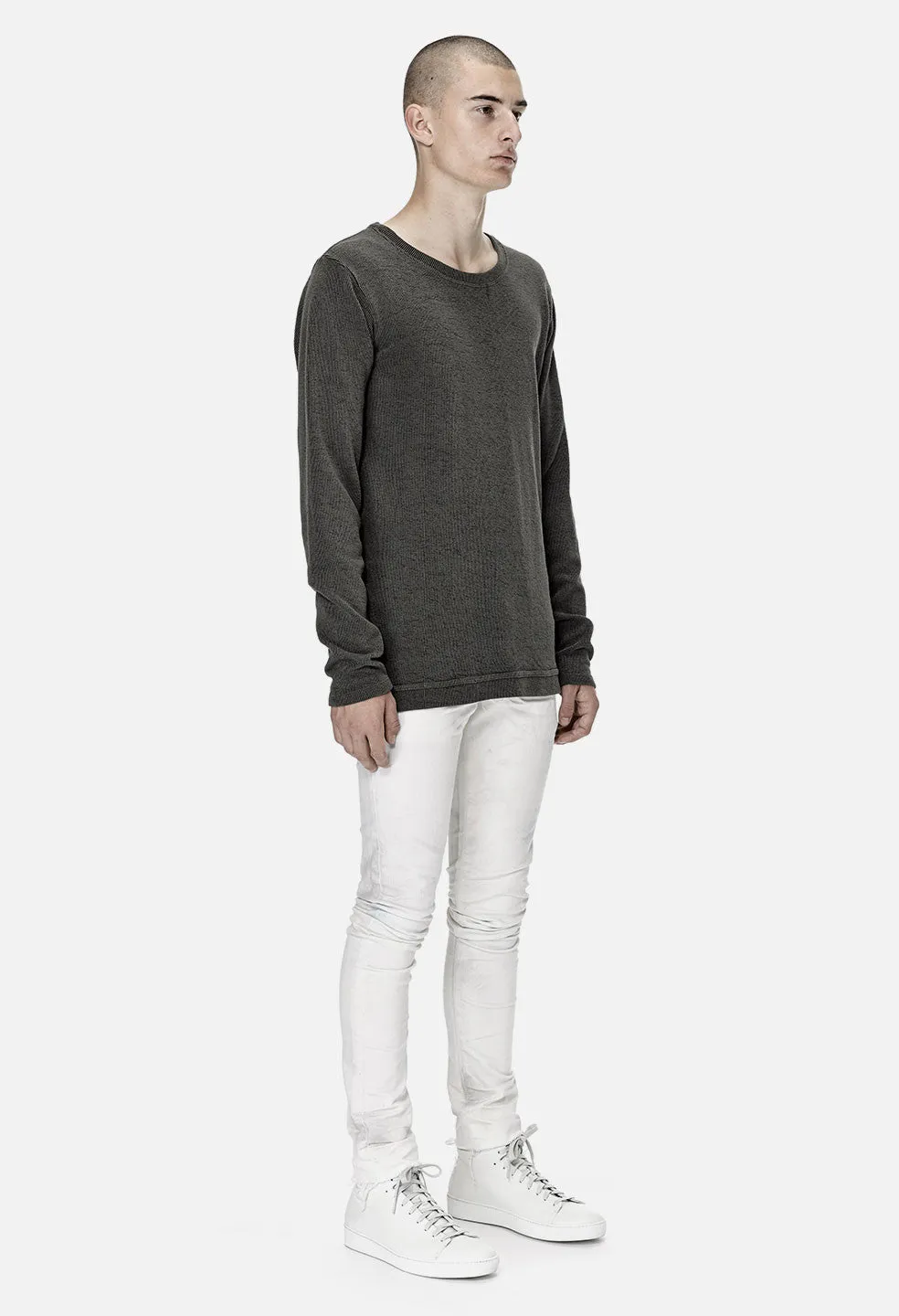 Ribbed Mercer Pullover / Alpine