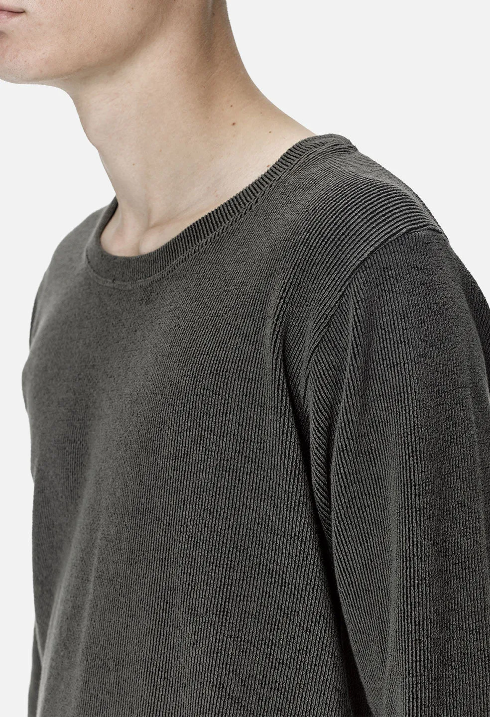 Ribbed Mercer Pullover / Alpine