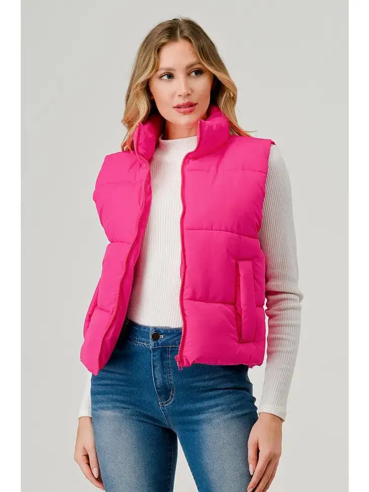 Short Puffer Vest