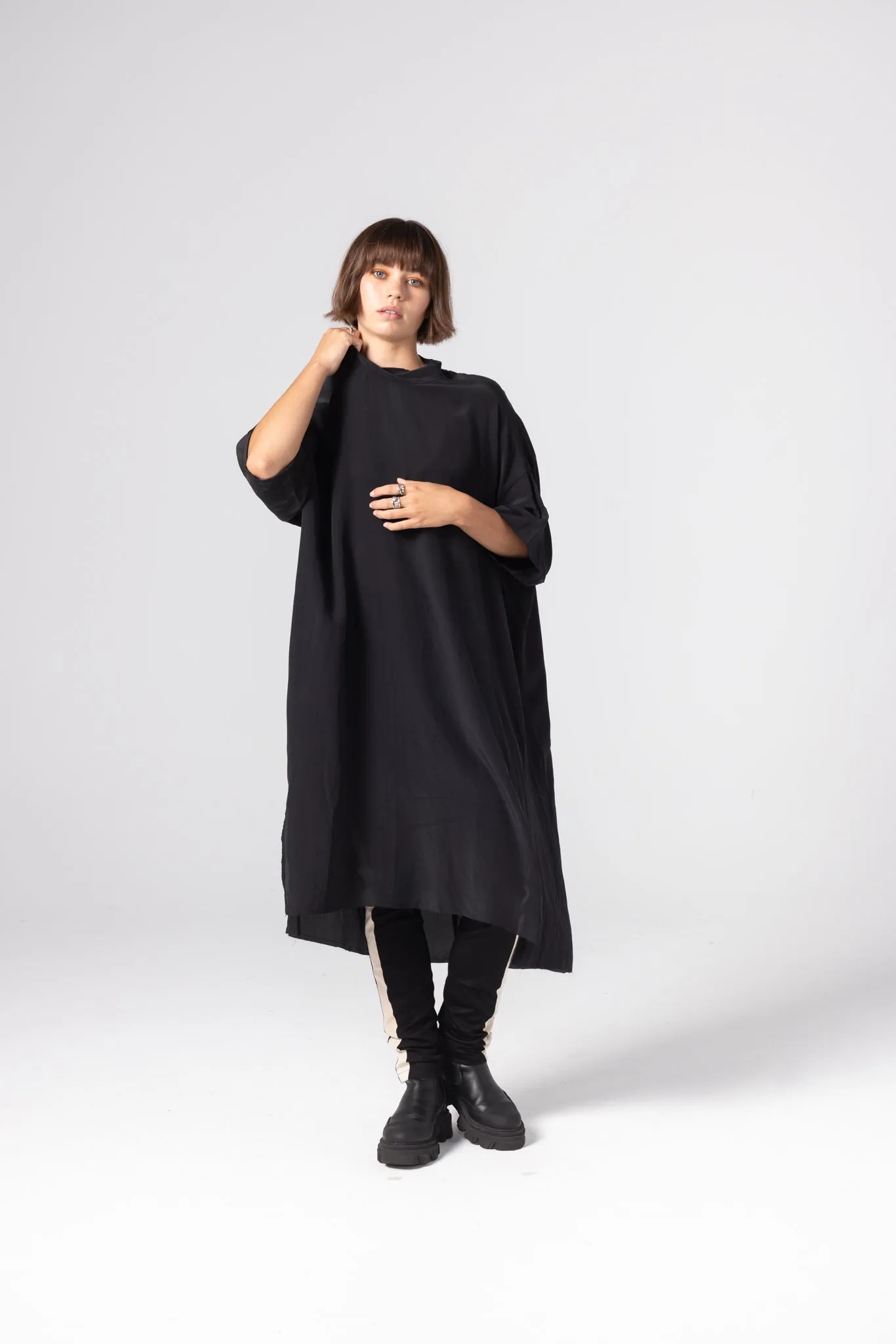 Tear Drop Tunic | Black