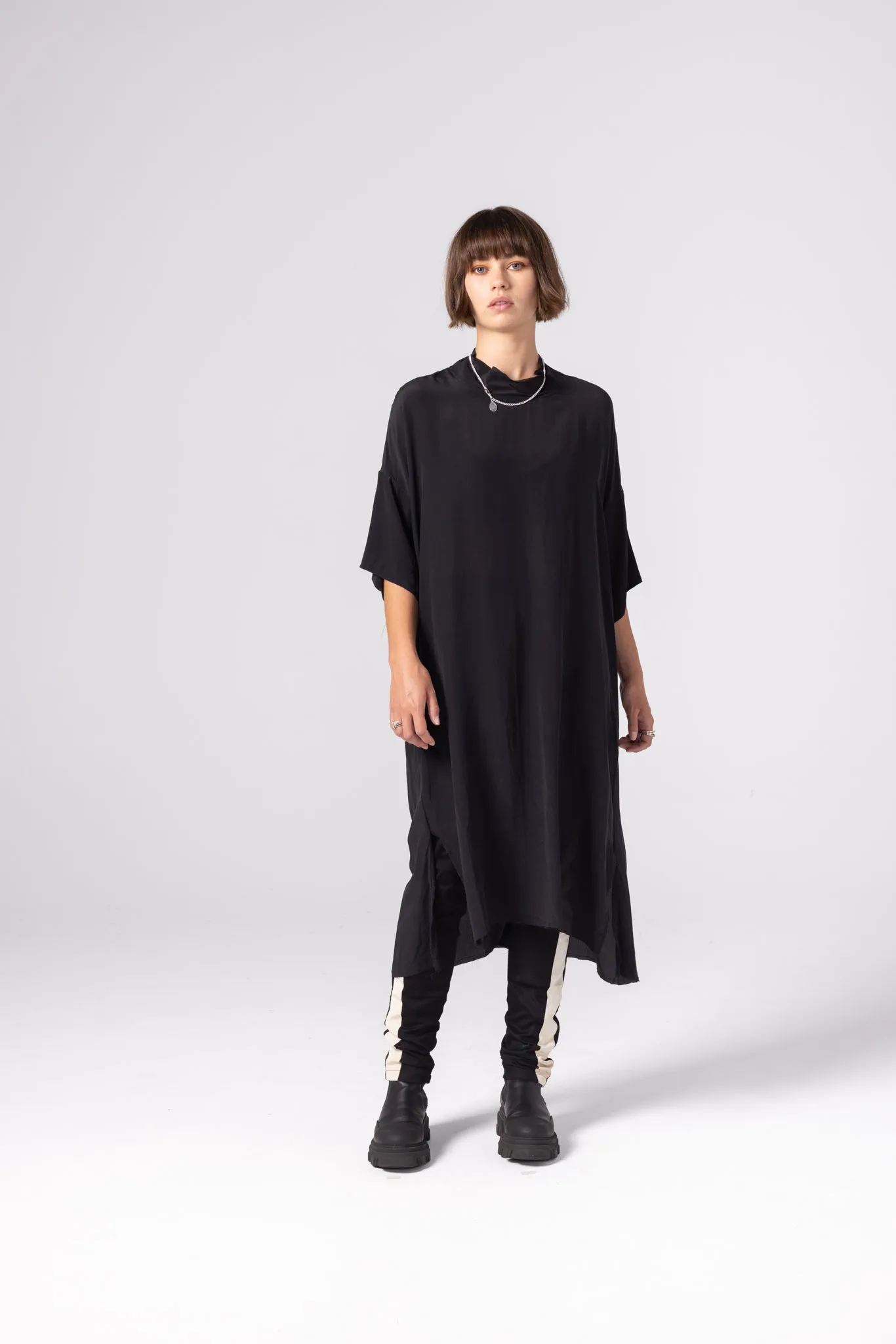 Tear Drop Tunic | Black