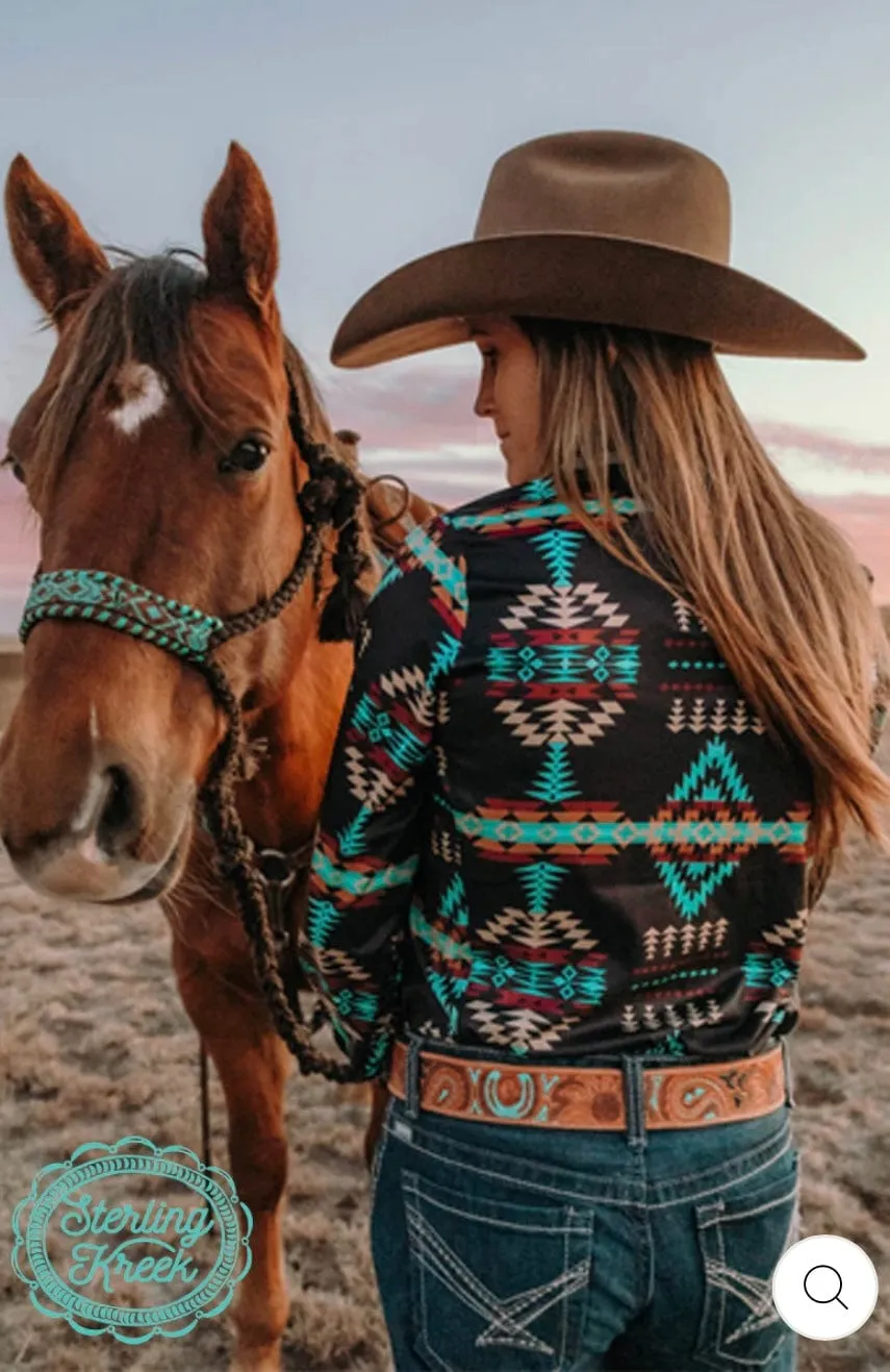 The Aztec Tired Of The City Button Up Top