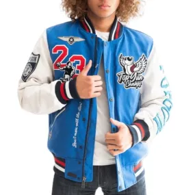 Top Gun "Flying Legend" Varsity Jacket (Blue/White) TGJ2337