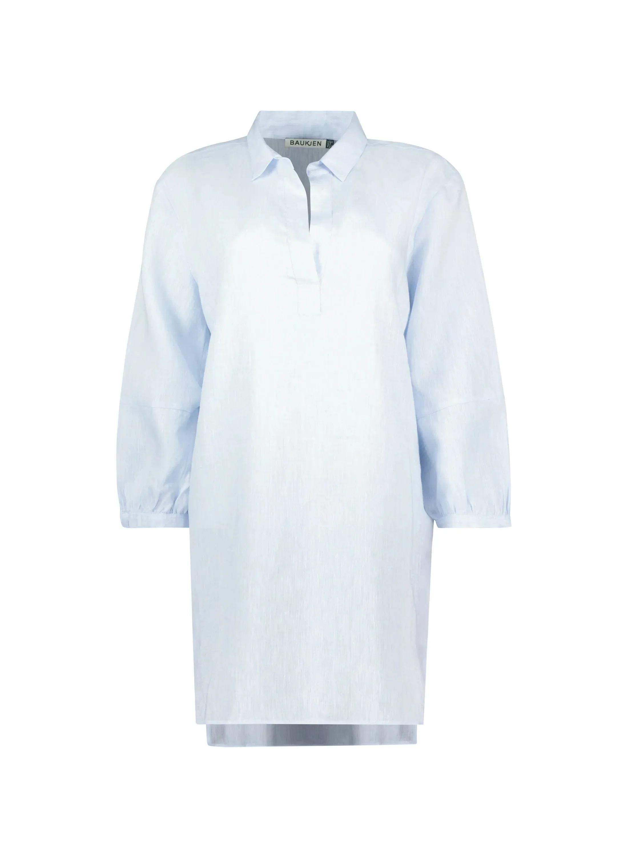 Vanessa Linen Tunic | Light Blue